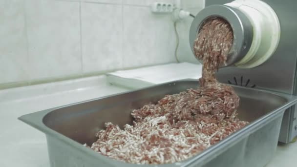 Corte Carne Estoque Vídeo — Vídeo de Stock