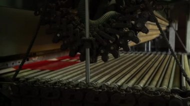 Cam fabrikasının manzarası.