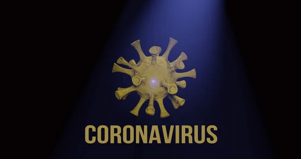 Covid Coronavirus Sarc Cov 2感染大流行性疫苗流感病毒实验室医学细胞背景医学健康感染3D — 图库照片