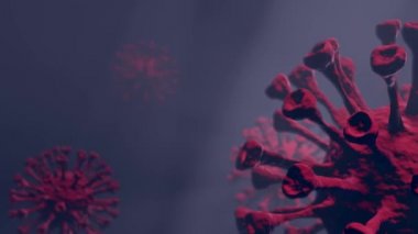 Covid - 19 koronavirüs sarc-cov-2 enfeksiyonu salgın aşı salgını laboratuvar tıbbı hücre sağlığı arka plan tıbbı 3D