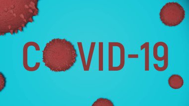 Covid - 19 koronavirüs sarc-cov-2 enfeksiyonu salgın aşısı virüs salgını laboratuvar tıbbı hücre geçmişi 3D