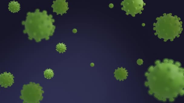 Covid Coronavirus Sarc Cov Fertőzés Pandémiás Vakcina Vírus Járvány Laboratóriumi — Stock videók