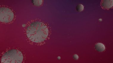 Covid - 19 koronavirüs sarc-cov-2 enfeksiyonu salgın aşı salgını laboratuvar tıbbı hücre sağlığı arka plan tıbbı 3D 
