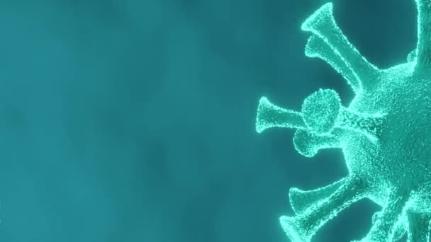3D使眼镜蛇 19头晕病毒Sarc Cov 2感染大流行性疫苗流行病学实验室药物 — 图库视频影像