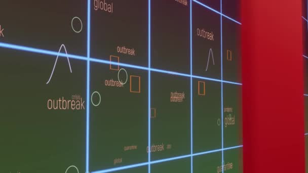 Stock Crash Market Exchange Loss Trading Graph Analysis Investment Indicator — Stock Video