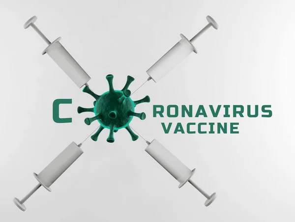 Covid 19コロナウイルス治療薬の概念1つのタブレットで 新しいコロナウイルスのための抗ウイルス薬の概念 コロナ治療のための薬 コロナウイルスへの世界的なパンデミック注入のための概念を閉じます — ストック写真