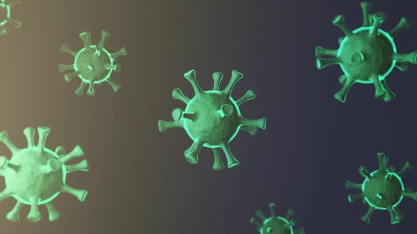 Covid Coronavirus Θεραπεία Έννοια Φαρμάκου Ένα Δισκίο Έννοια Για Αντιικό — Αρχείο Βίντεο