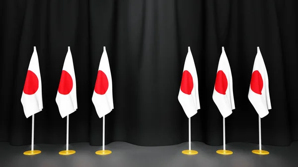 Συνέντευξη Τύπου Του Πρωθυπουργού Της Ιαπωνίας Έννοια Πολιτική Της Ιαπωνίας — Φωτογραφία Αρχείου
