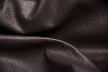 kahverengi deri arka plan veya kırışıklıkları olan doku