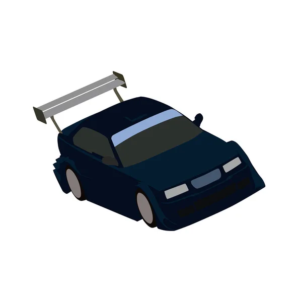Sportovní auto, vektorová ilustrace — Stockový vektor