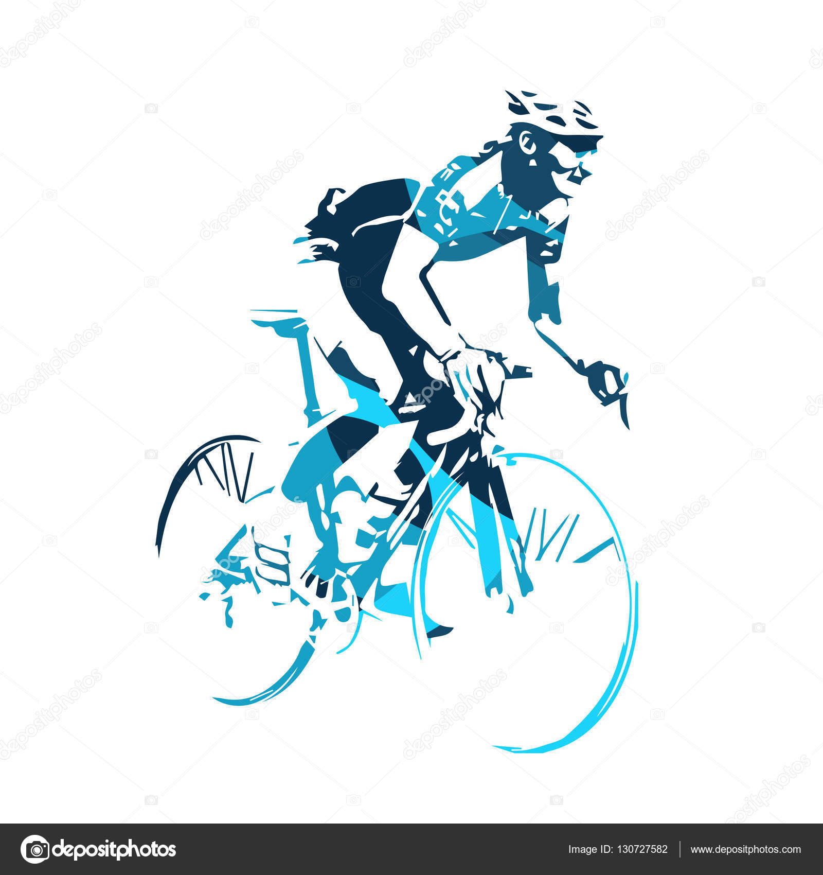 depositphotos_130727582 stock illustration cyclist vector illustration