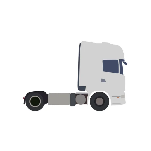 Vrachtwagen platte vectorillustratie — Stockvector
