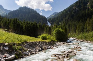 Krimml şelale yaz, Avusturya