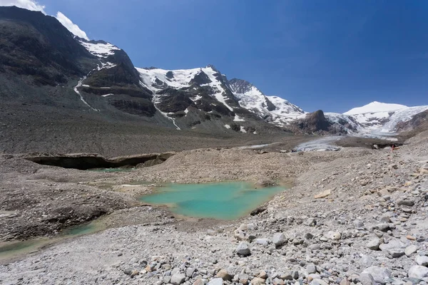 Glaciar Pasterze, Austria, carretera de alta montaña Grossglockner — Foto de Stock