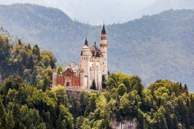 Almanya 'da Neuschwanstein Kalesi
