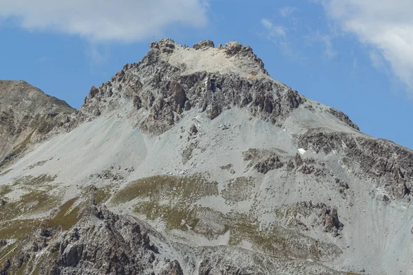 Obervinschgau Güney Tyrol Talya Sesvenna Dağlarının Zirvesinde Yer Alan Sviçre — Stok fotoğraf