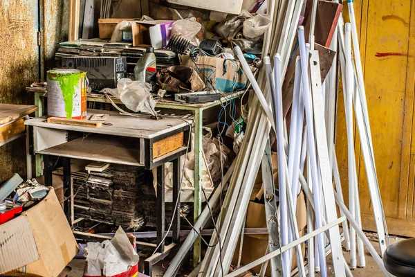 Residuos de materiales domésticos . — Foto de Stock