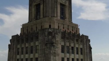 Şehir merkezindeki Baton Rouge Louisiana havası. 