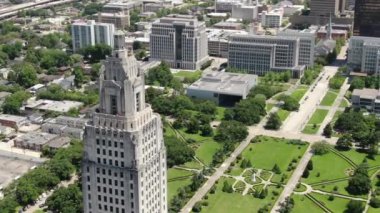 Şehir merkezindeki Baton Rouge Louisiana havası. 