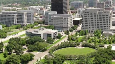 Şehir merkezindeki Baton Rouge Louisiana havası. 