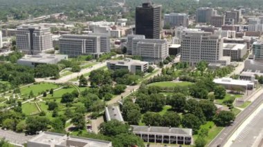 Şehir merkezindeki Baton Rouge Louisiana havası. 