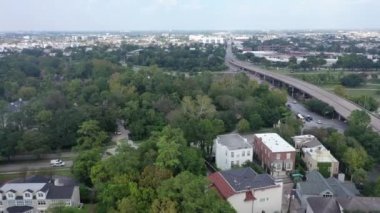 Şehir merkezindeki Denton Teksas havacılığı
