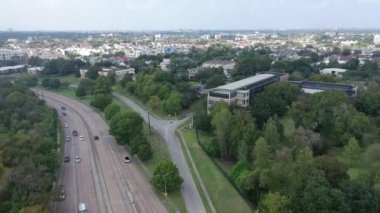 Şehir merkezindeki Denton Teksas havacılığı