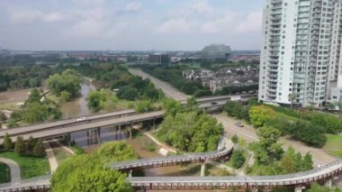 Şehir merkezindeki Denton Teksas havacılığı