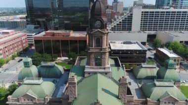 Şehir merkezindeki Denton Teksas havacılığı