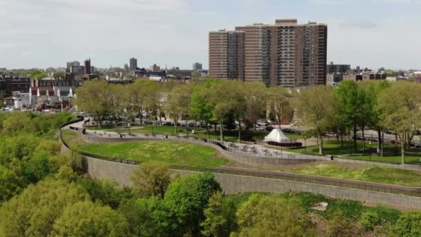 Nieuwe Trui Luchtfoto Hudson River — Stockvideo