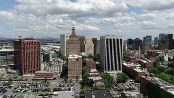 Newark New Jersey Wschodnia Pomarańcza — Wideo stockowe