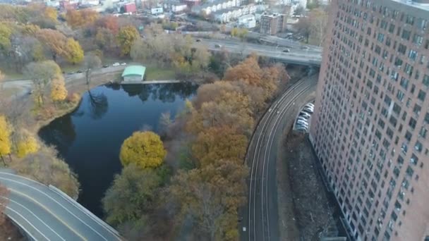 Newark Nuevo Jersey Este Naranja — Vídeo de stock