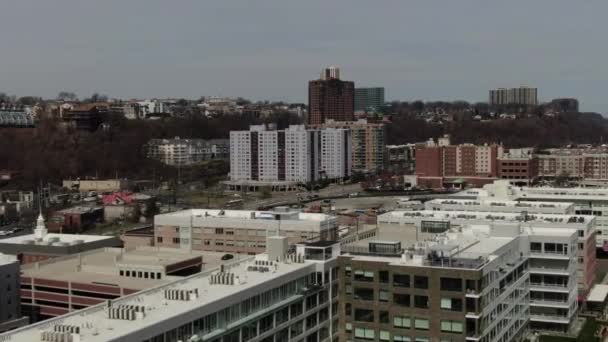 Porto Aereo Imperiale Sulla Strada Fluviale Hudson Contea Bergen Contea — Video Stock