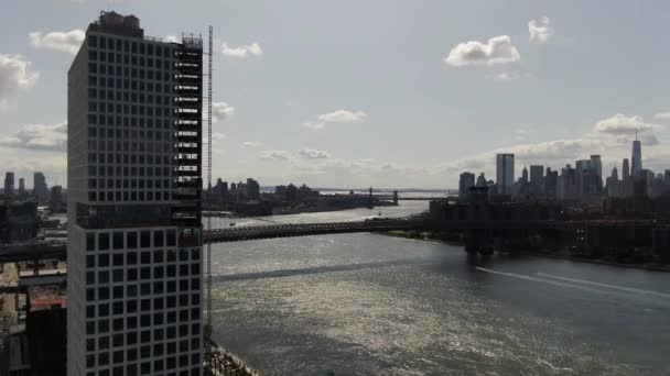 Відео Сайті Williamsburg Brooklyn Arhitecture — стокове відео