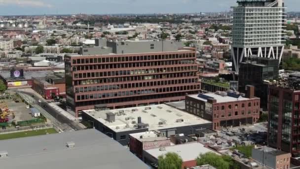 Videó Williamsburg Brooklynról Arhitecture — Stock videók