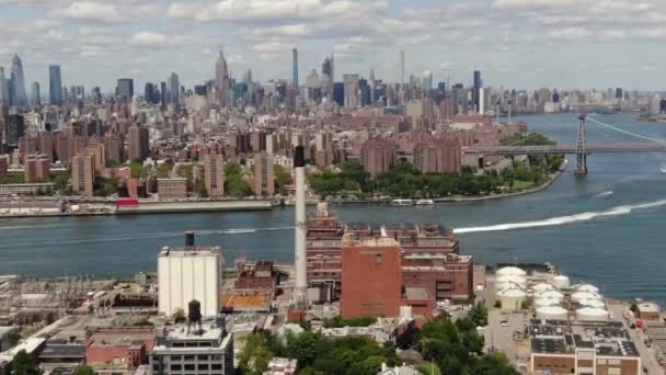 Aérea Brooklyn Nueva York — Vídeo de stock