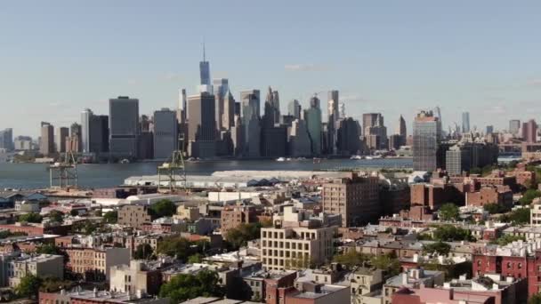 Antena Brooklyn Nova Iorque — Vídeo de Stock