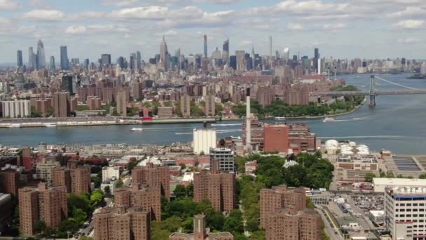 Antenne Von Brooklyn New York — Stockvideo