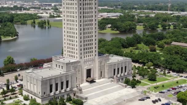 Κεραία Του Κέντρου Της Βaton Rouge Louisiana — Αρχείο Βίντεο