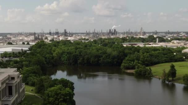 Antena Centro Bastón Rouge Louisiana — Vídeos de Stock