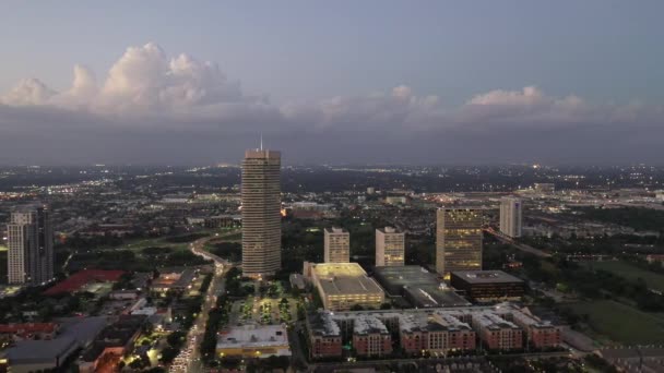 Şehir Merkezindeki Denton Teksas Havacılığı — Stok video