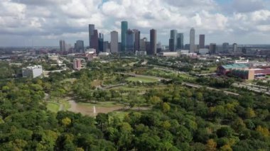 Şehir merkezindeki Denton Teksas havacılığı