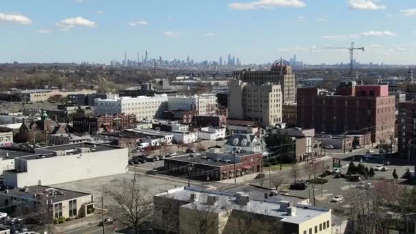 Aerial Hackensack New Jersey — Stock Video