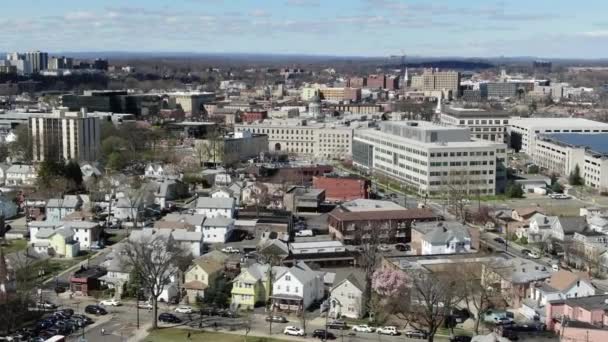 Hackensack New Jersey的天线 — 图库视频影像