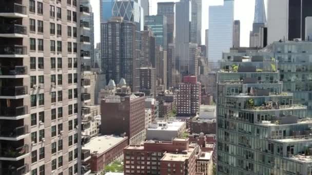 Manhattan New York Anteni — Stok video