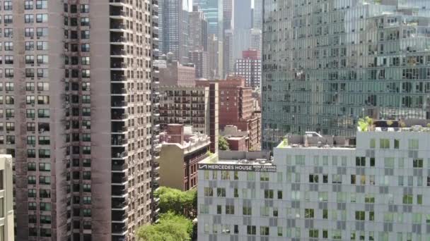 Aerial Manhattan New York City — Stock Video