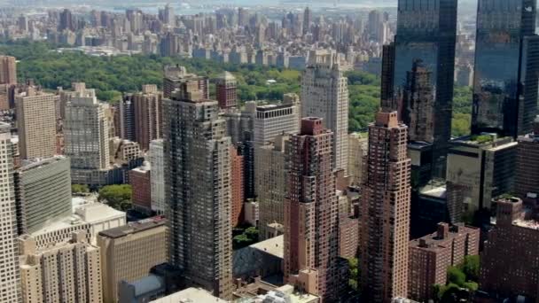 マンハッタンニューヨークの空中です — ストック動画