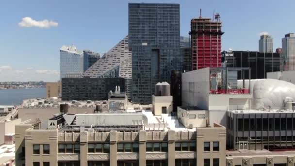Udara Dari Manhattan New York City — Stok Video