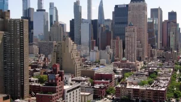 マンハッタンニューヨークの空中です — ストック動画