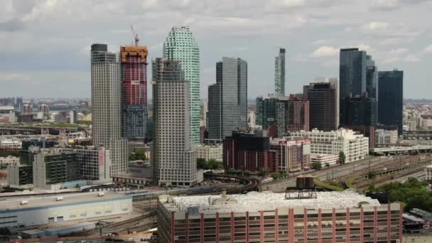 纽约曼哈顿市的空中 — 图库视频影像